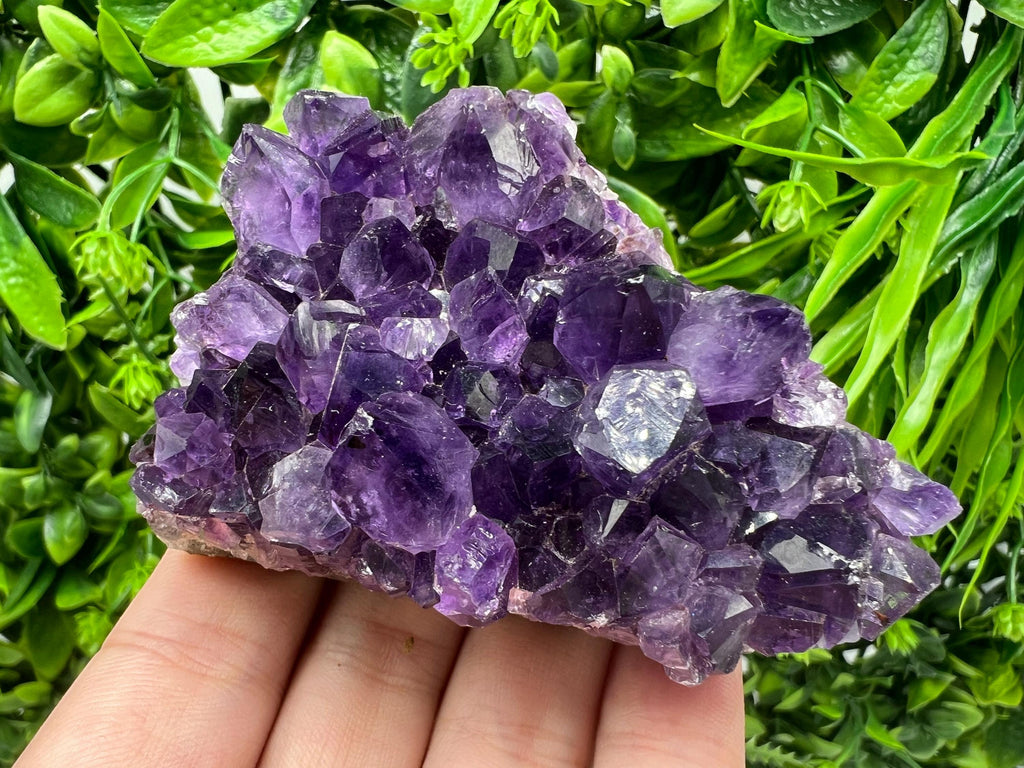 Uruguay Amethyst Crystal: Purple Quartz Home Decor, Energy Stone
