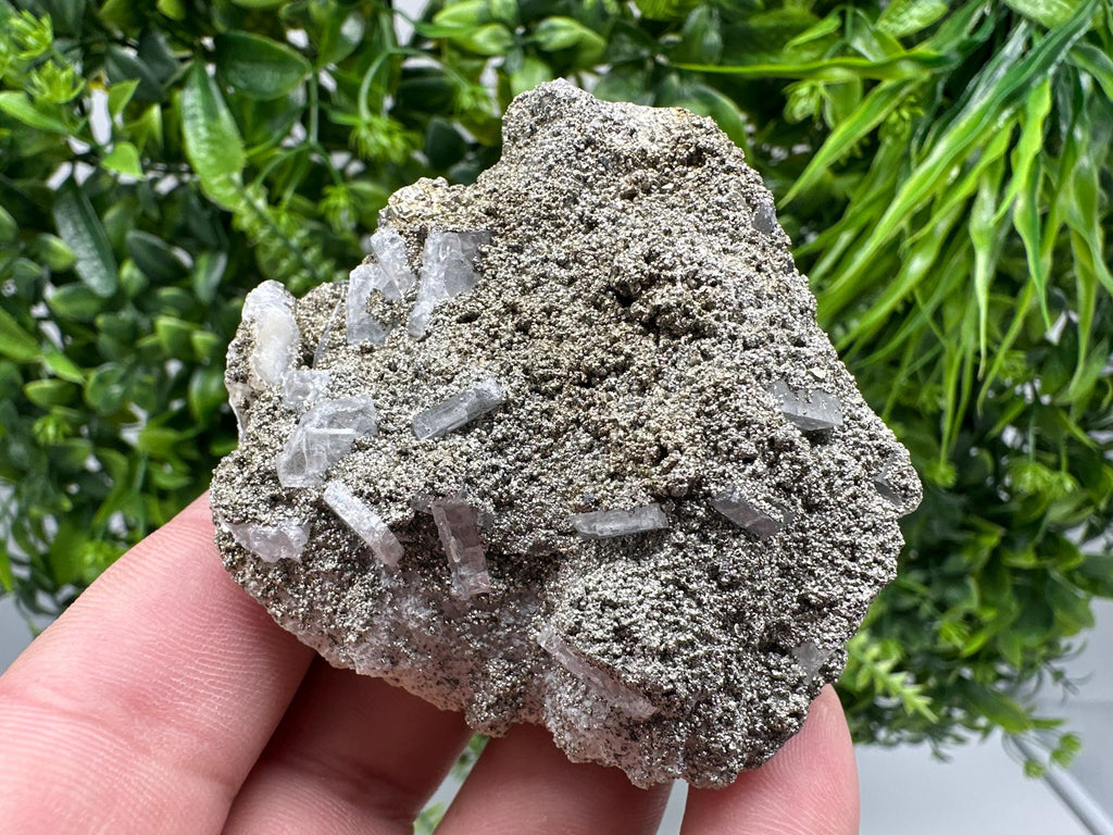 Barite Marcasite Cluster on Chalcedony, Bulgaria Mineral Specimen