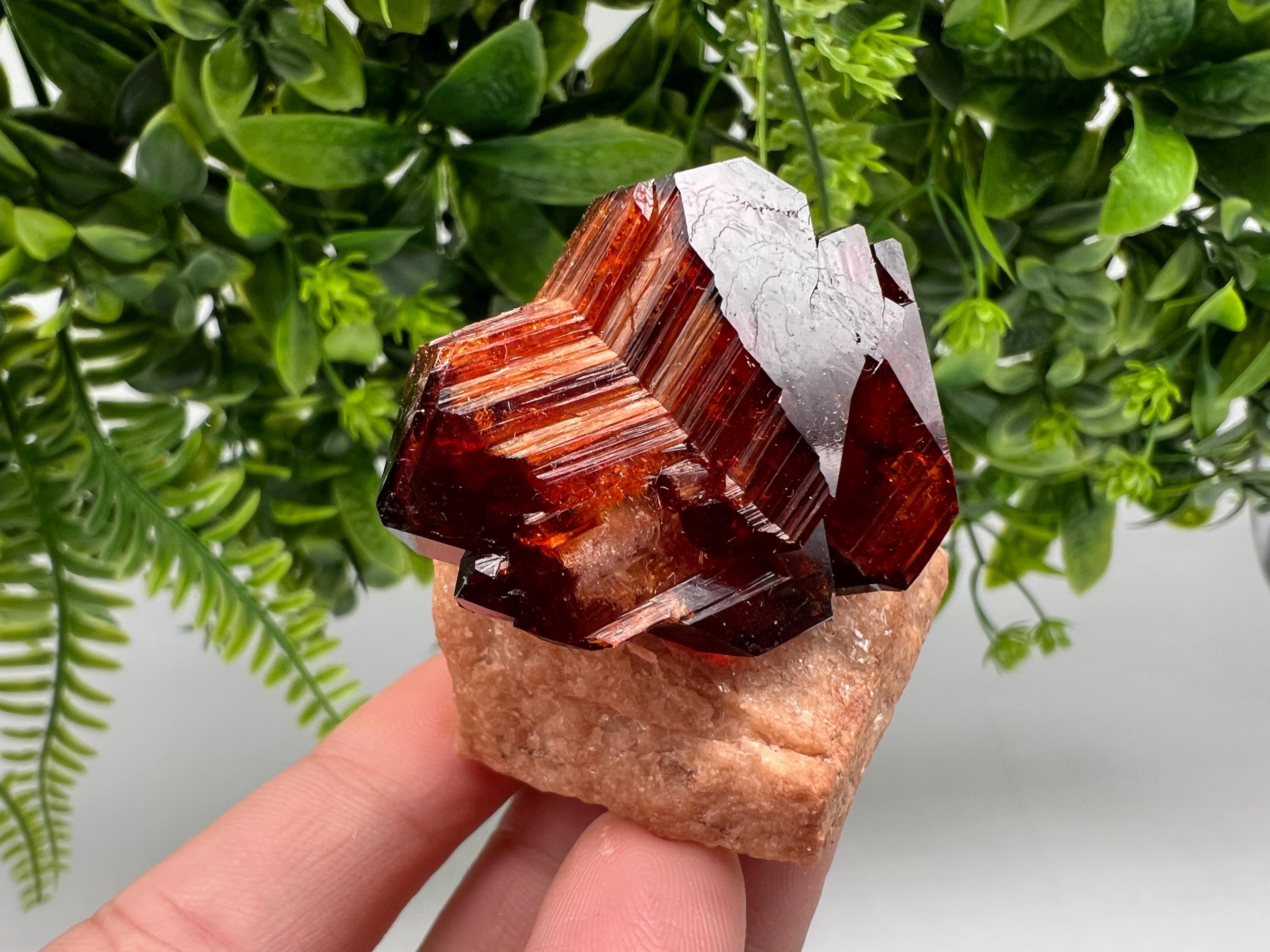 Orange-Brown Arcanite Mineral Specimen, Santa Ana Tin Mine