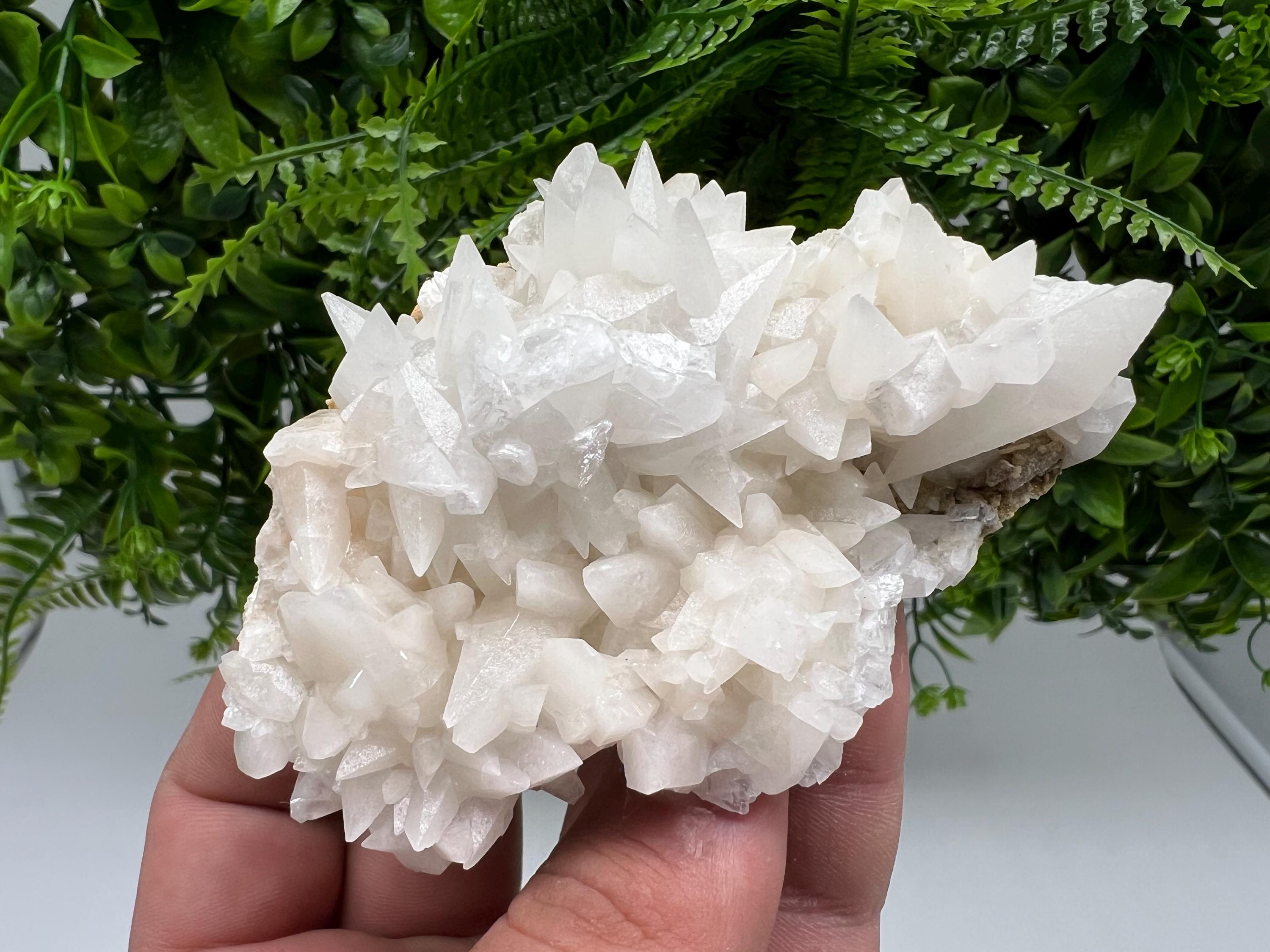 Calcite on Aragonite: Djurcovo Mine, Bulgaria Crystal