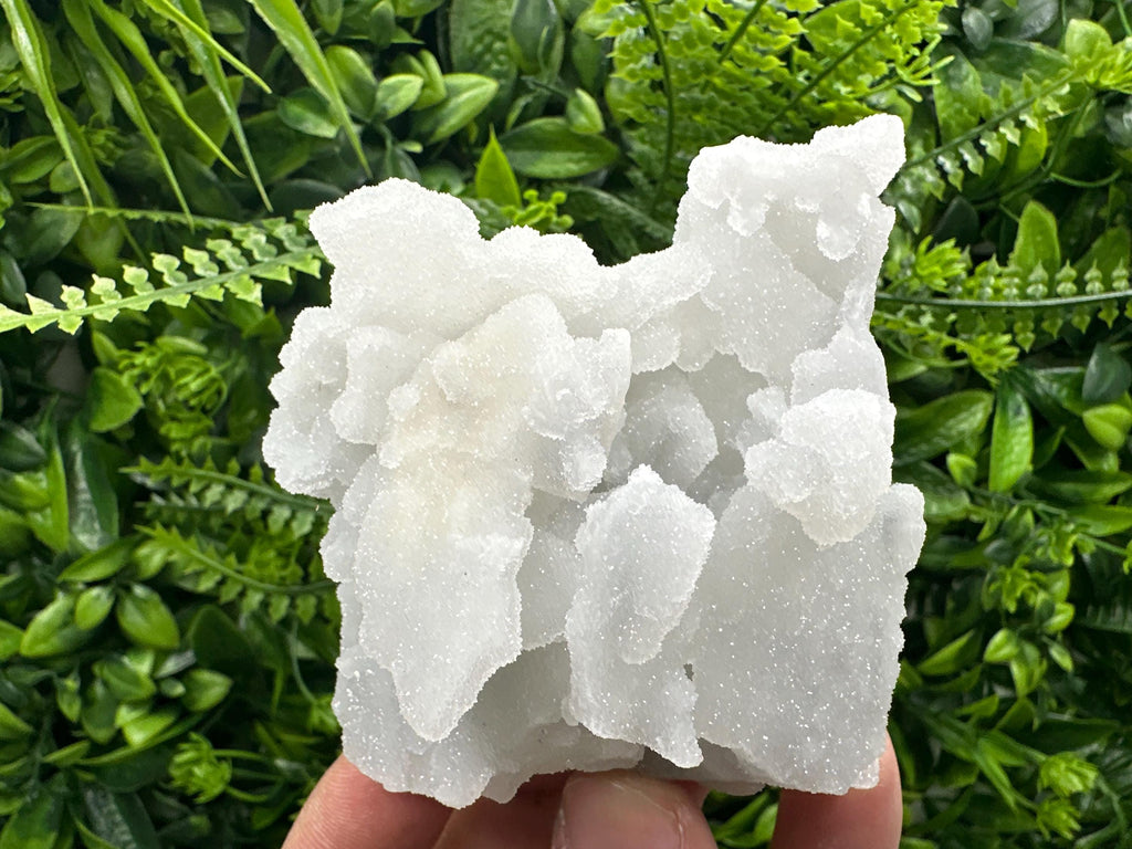 Chlorite Quartz Cluster, Chalcedony Mineral Specimen