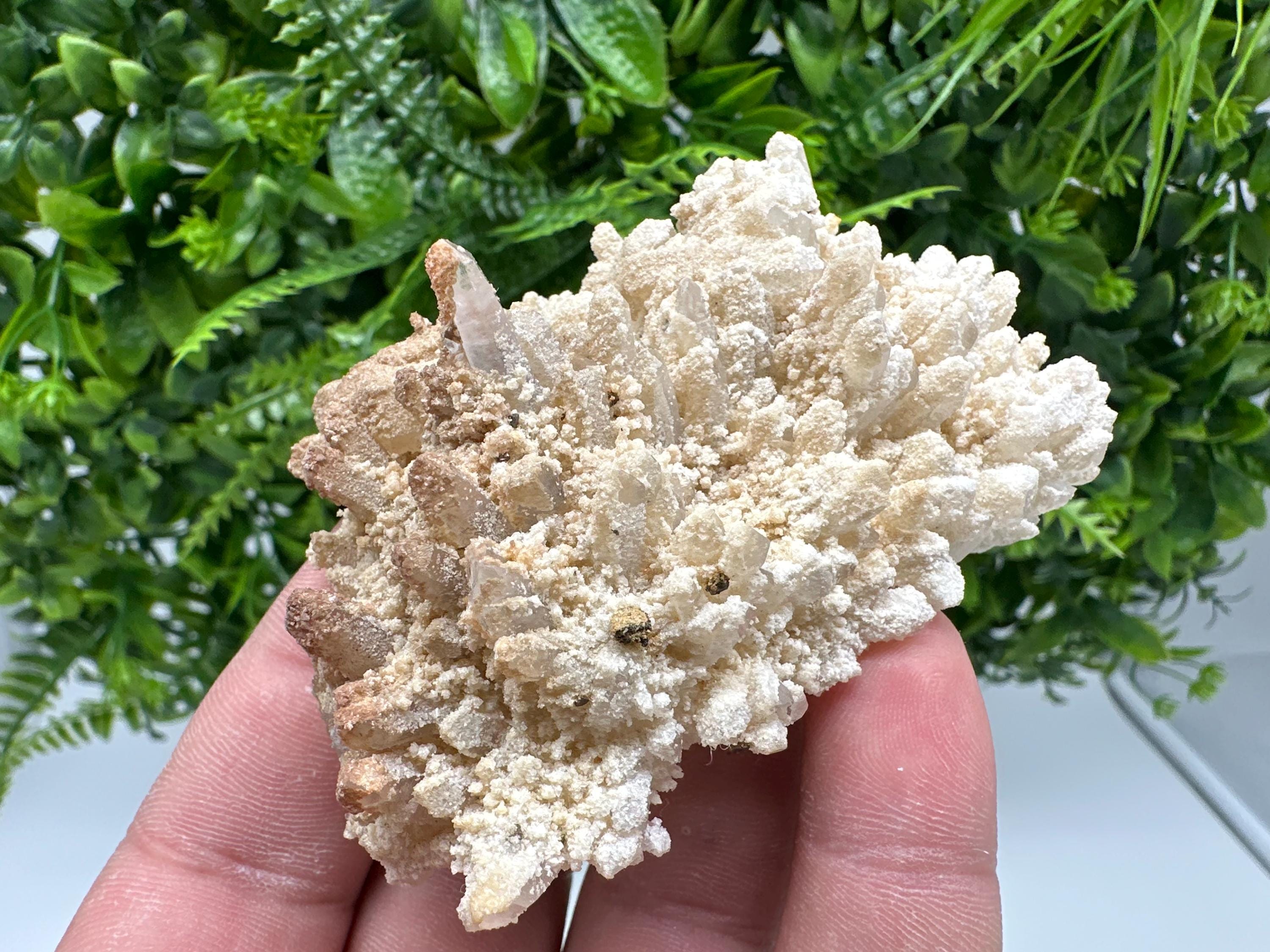 Quartz Calcite Chalcopyrite Specimen: Krushev Dol Mine, Bulgaria