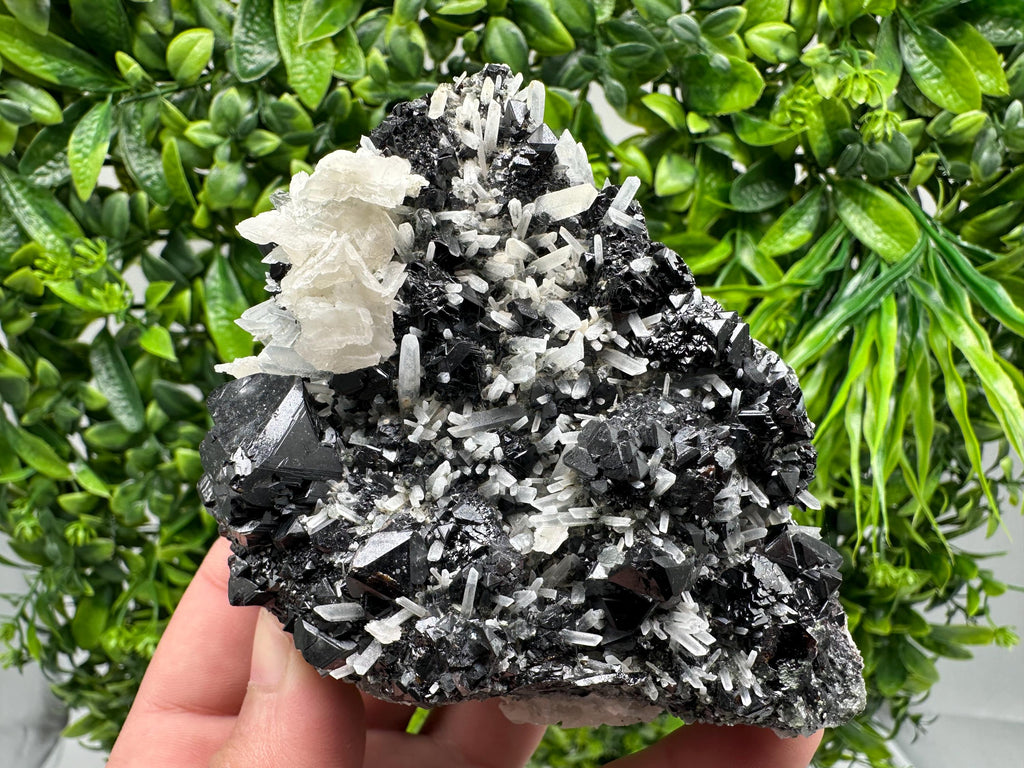 Mirror Galena, Sphalerite & Calcite Specimen: Borieva Mine, Bulgaria