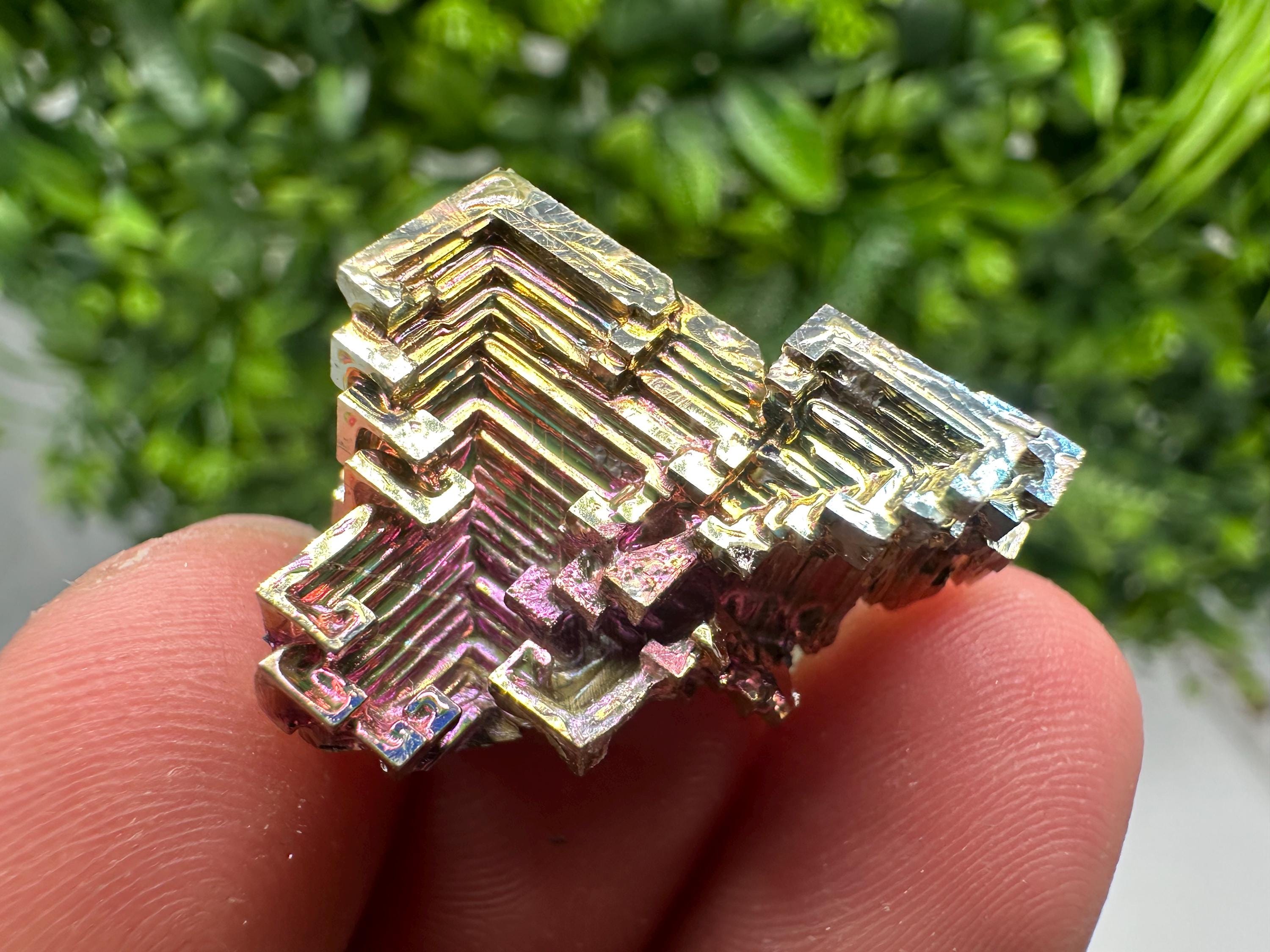Rainbow Bismuth Crystal: Rare Gemstone Specimen,wholesale Bismuth