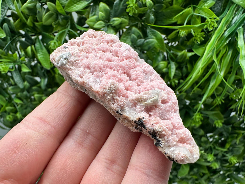 Pink Rhodochrosite Crystal: Starnica Mine, Bulgaria, Home Decor