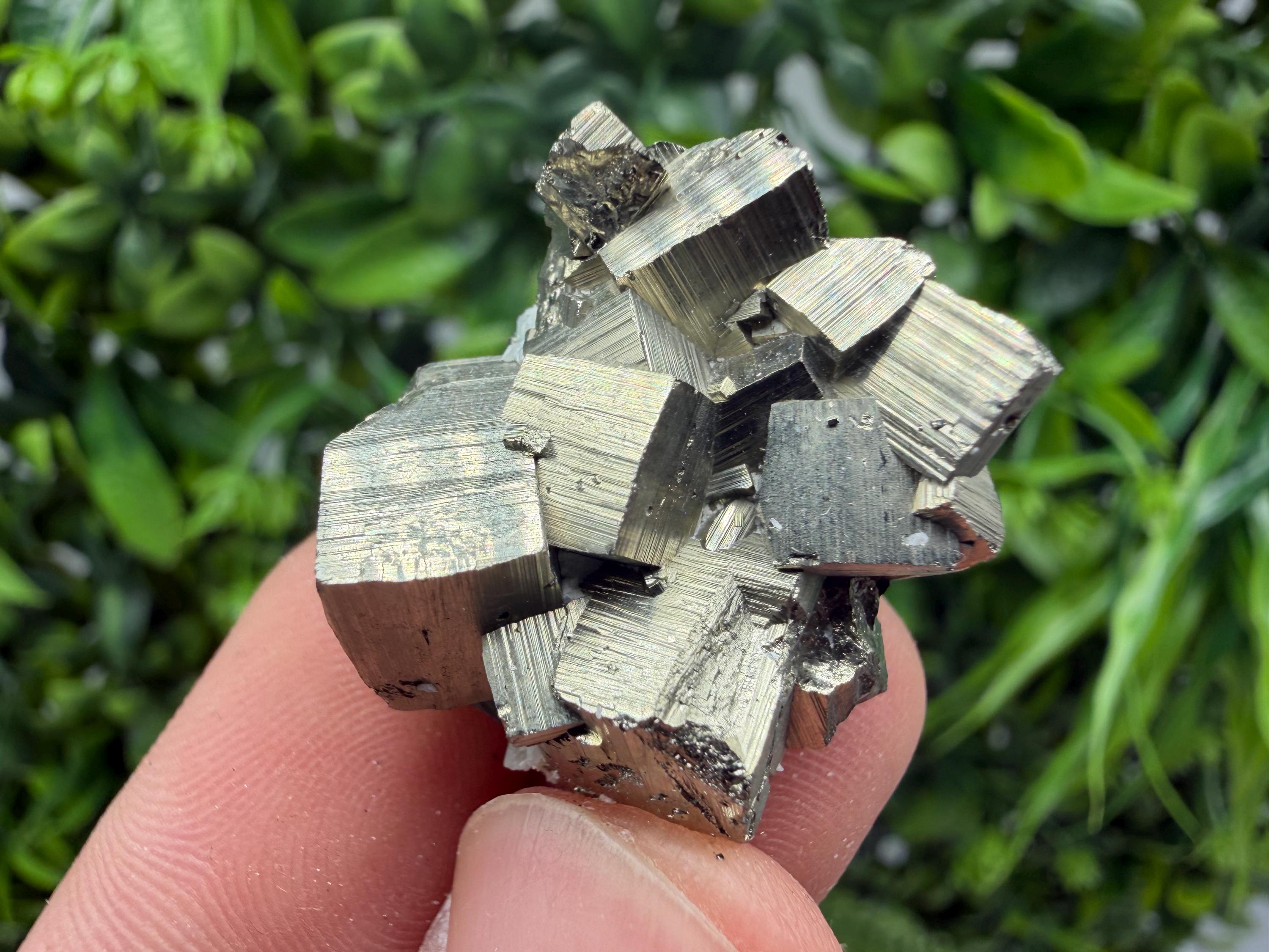 Rare Floating Pyrite Cluster, Fool’s Gold Crystal Decor