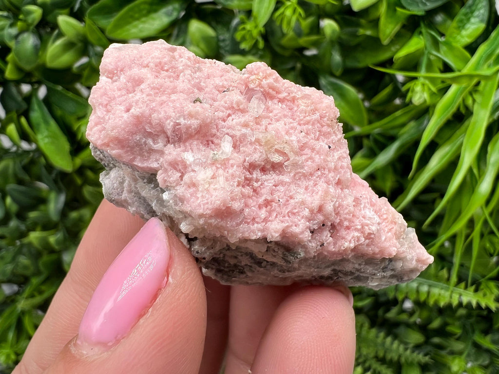Pink Rhodochrosite Crystal: Starnica Mine, Bulgaria, Home Decor Stone