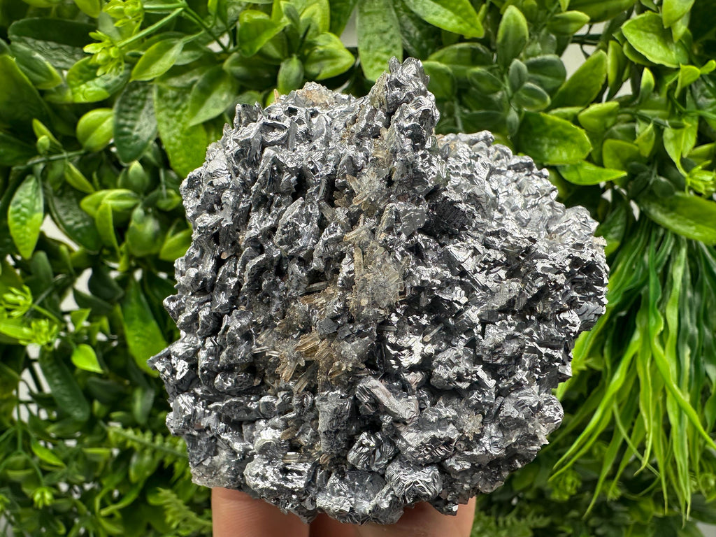 Rare Galena Cluster with Quartz - Krushev dol Mine, Bulgaria