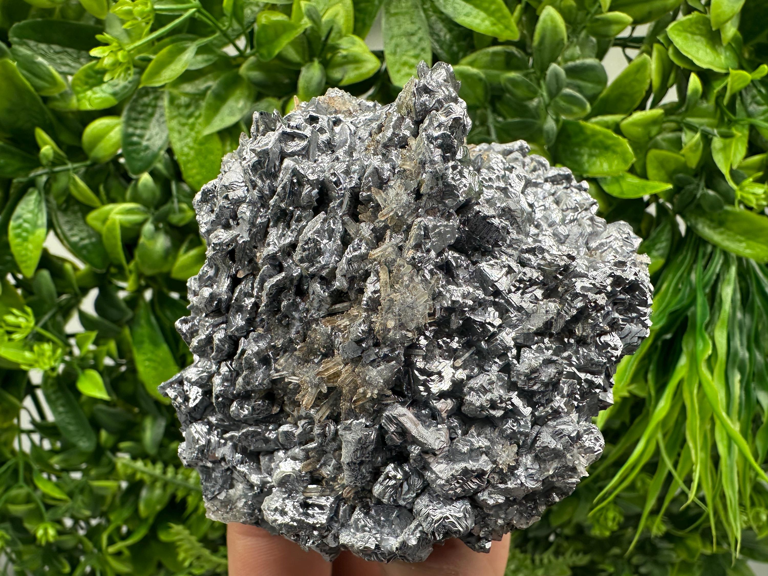 Rare Galena Cluster with Quartz - Krushev dol Mine, Bulgaria