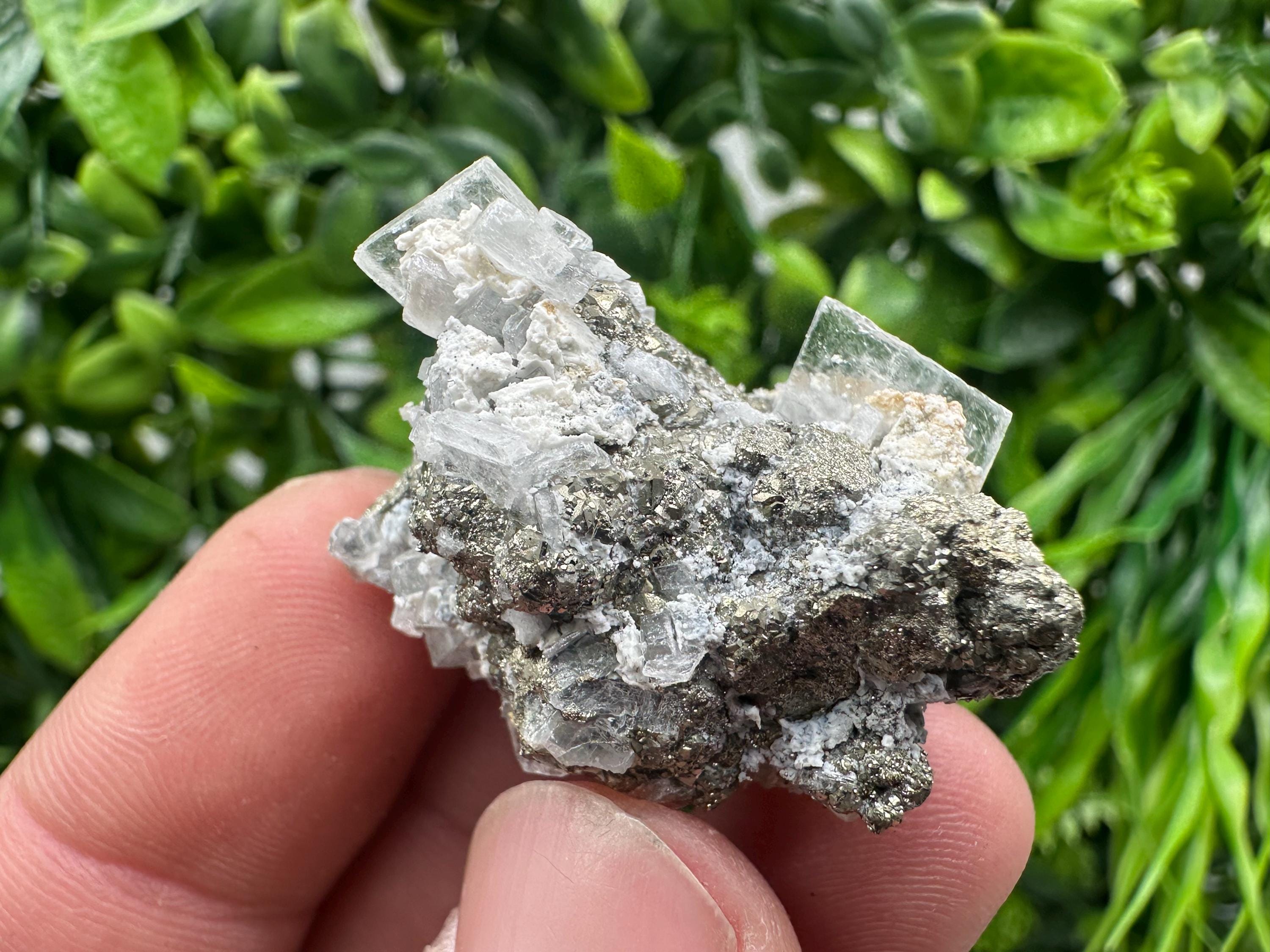 Barite Marcasite Cluster on Chalcedony - Androvo Mine, Bulgaria