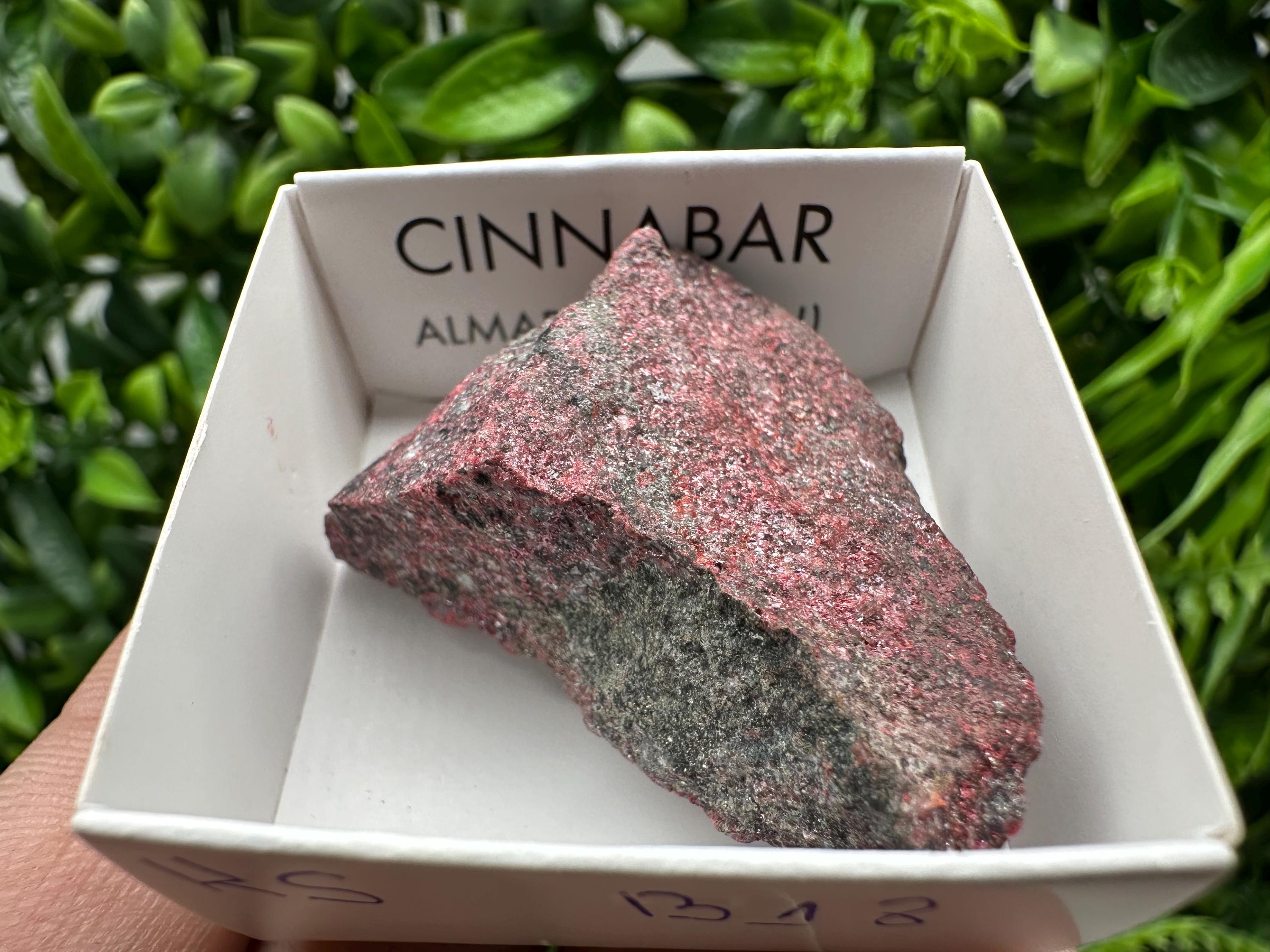 Red Cinnabar Crystal Specimen: Almaden Mines, Spain - Chakra Stone (4/3 cm)