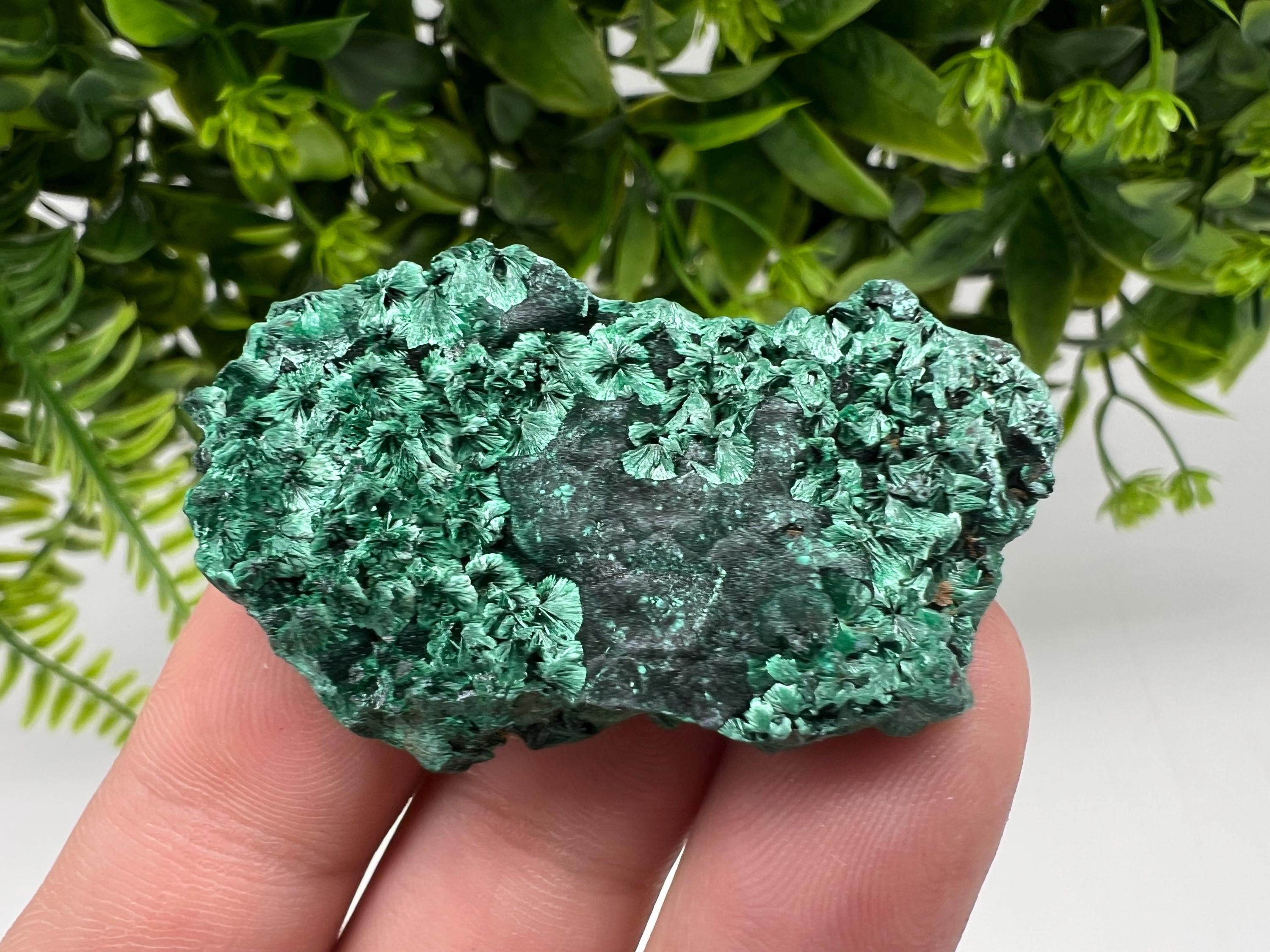 Green Polished Malachite Crystal, Congo Minerals, Chakra Stone