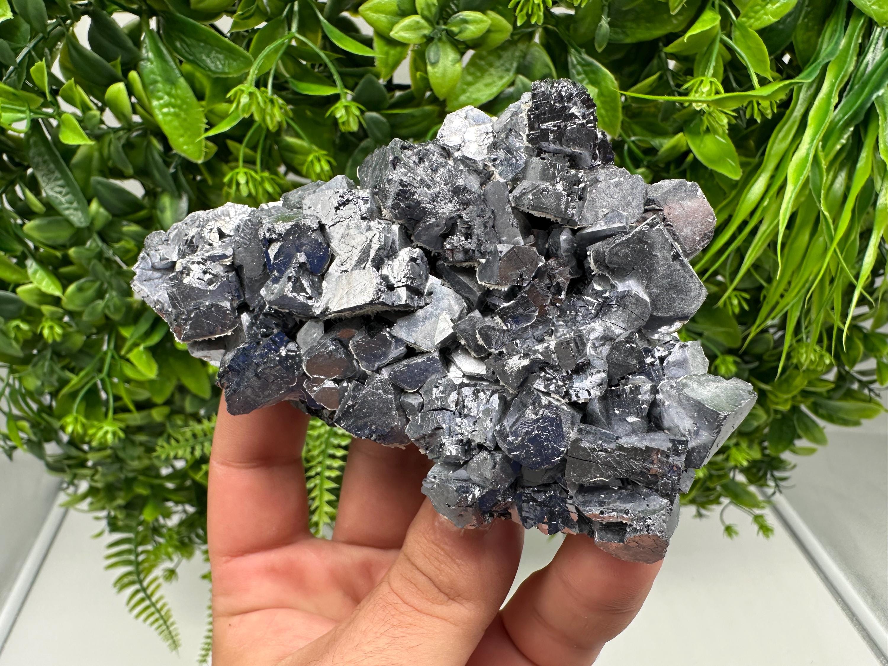 Rare Galena Cube Mineral Specimen, Bulgaria Home Decor Stone