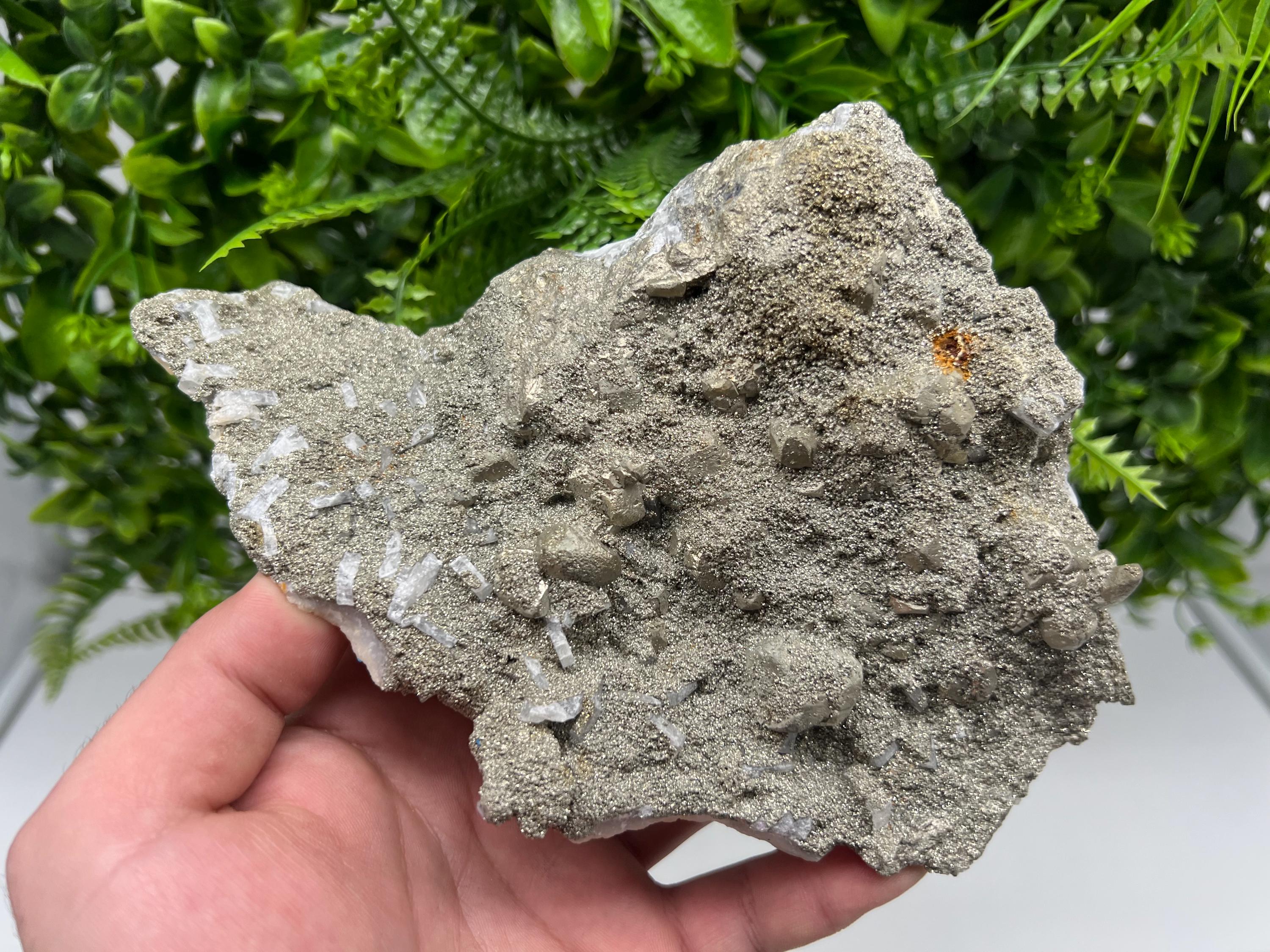 Barite Marcasite Cluster on Chalcedony - Androvo Mine, Bulgaria