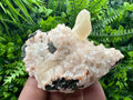 Stilbite on Heulandite Specimen: Natural India Minerals, Rare Crystal