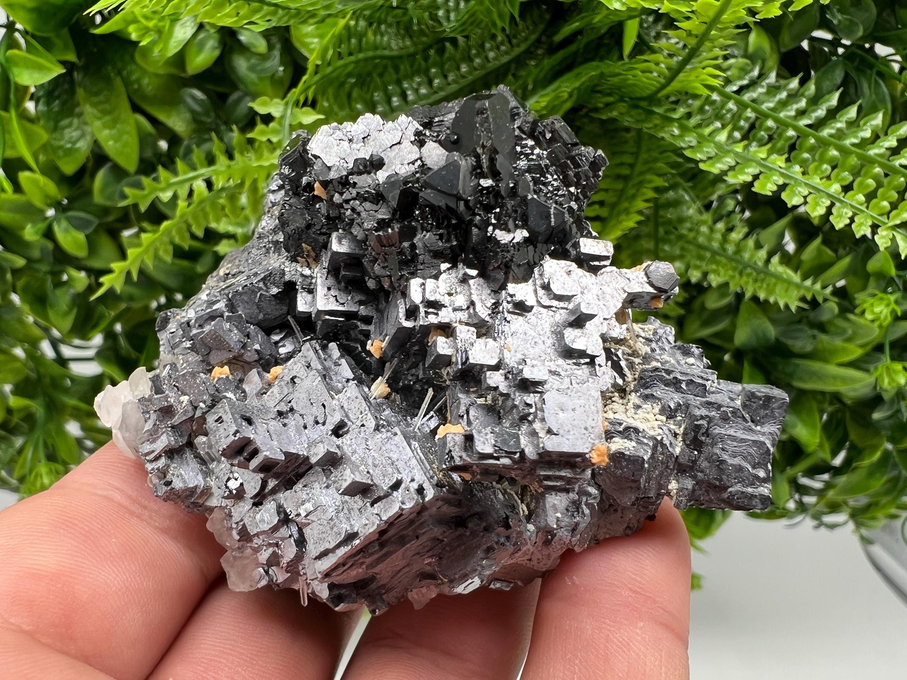 Collected Skeletal GALENA whit Sphalerite from Krushev dol mine,Madan,Bulgaria,natural,collectible mineral specimen home decor stone,gift