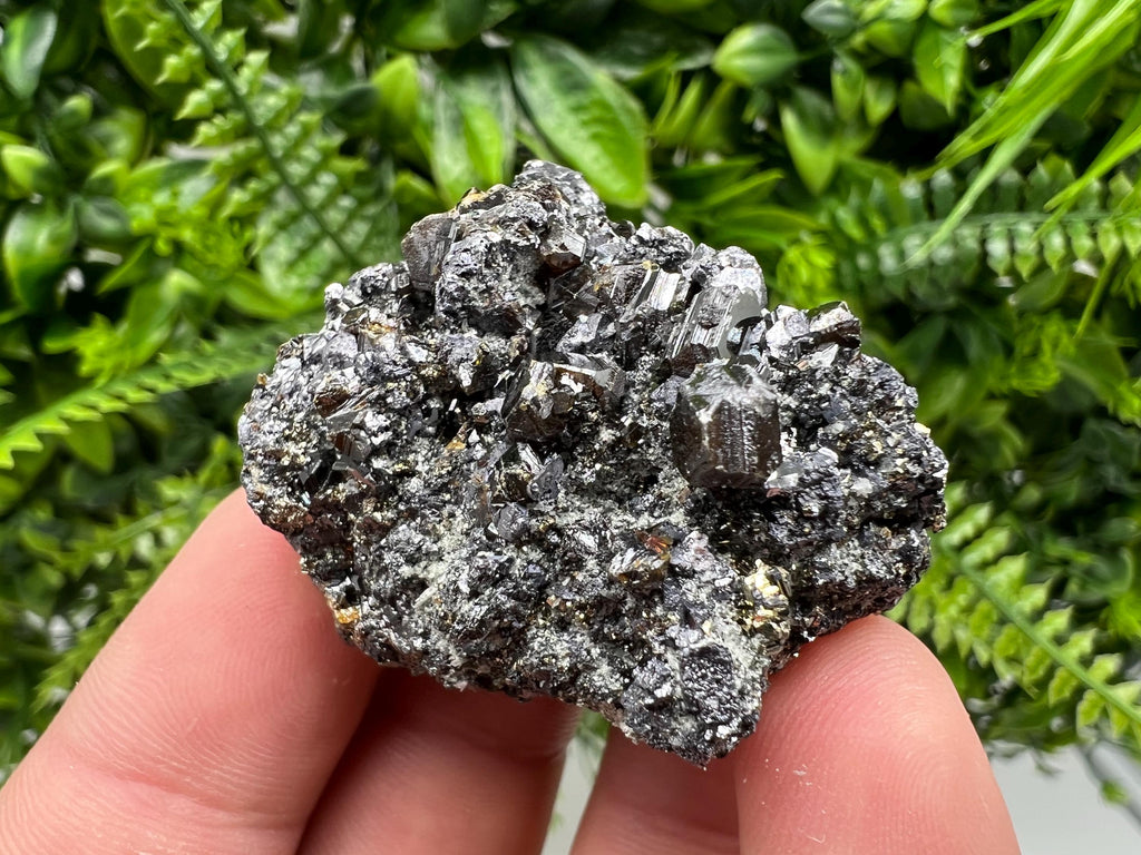 Stunning,RARE red/yellow Sphalerite,Marmarite on Galena,Quartz,from Borieva mine,Bulgaria,natural,collectible mineral specimen,home decor