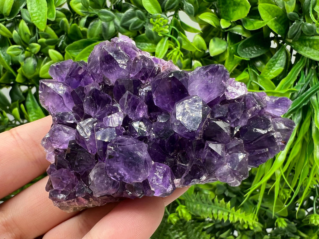 Uruguay Amethyst Crystal: Purple Quartz Home Decor, Energy Stone