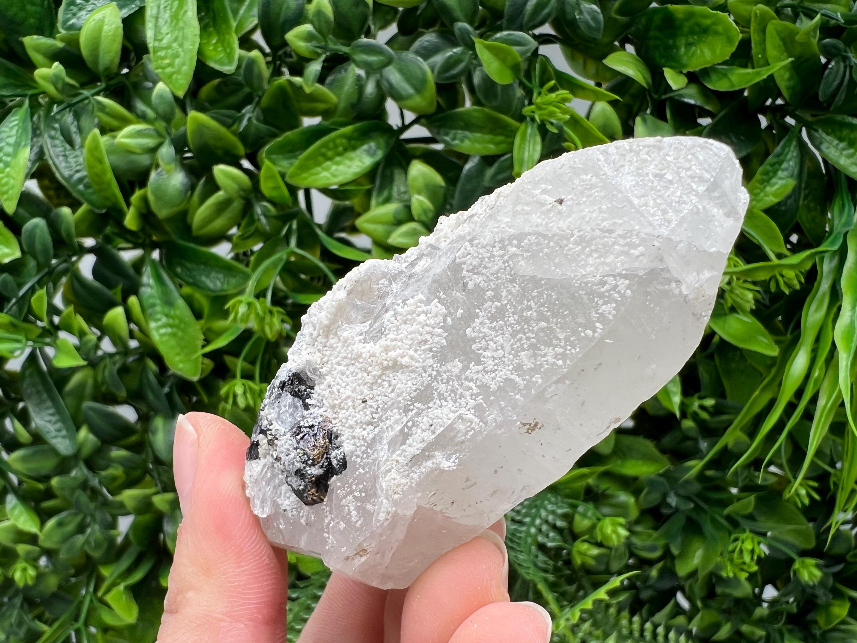 Transparent Quartz with Pyrite, Krushev dol Bulgaria, Collection Crystal