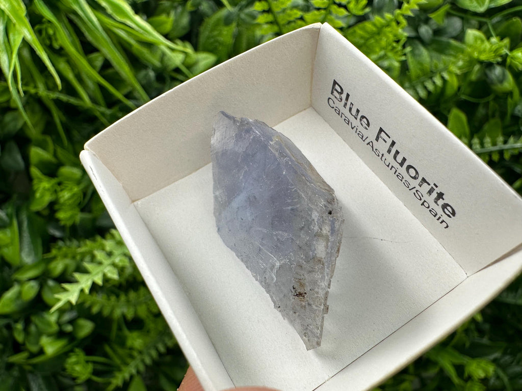 Blue Fluorite Mineral Specimen from Spain, Crystal Collection (4/2 cm)