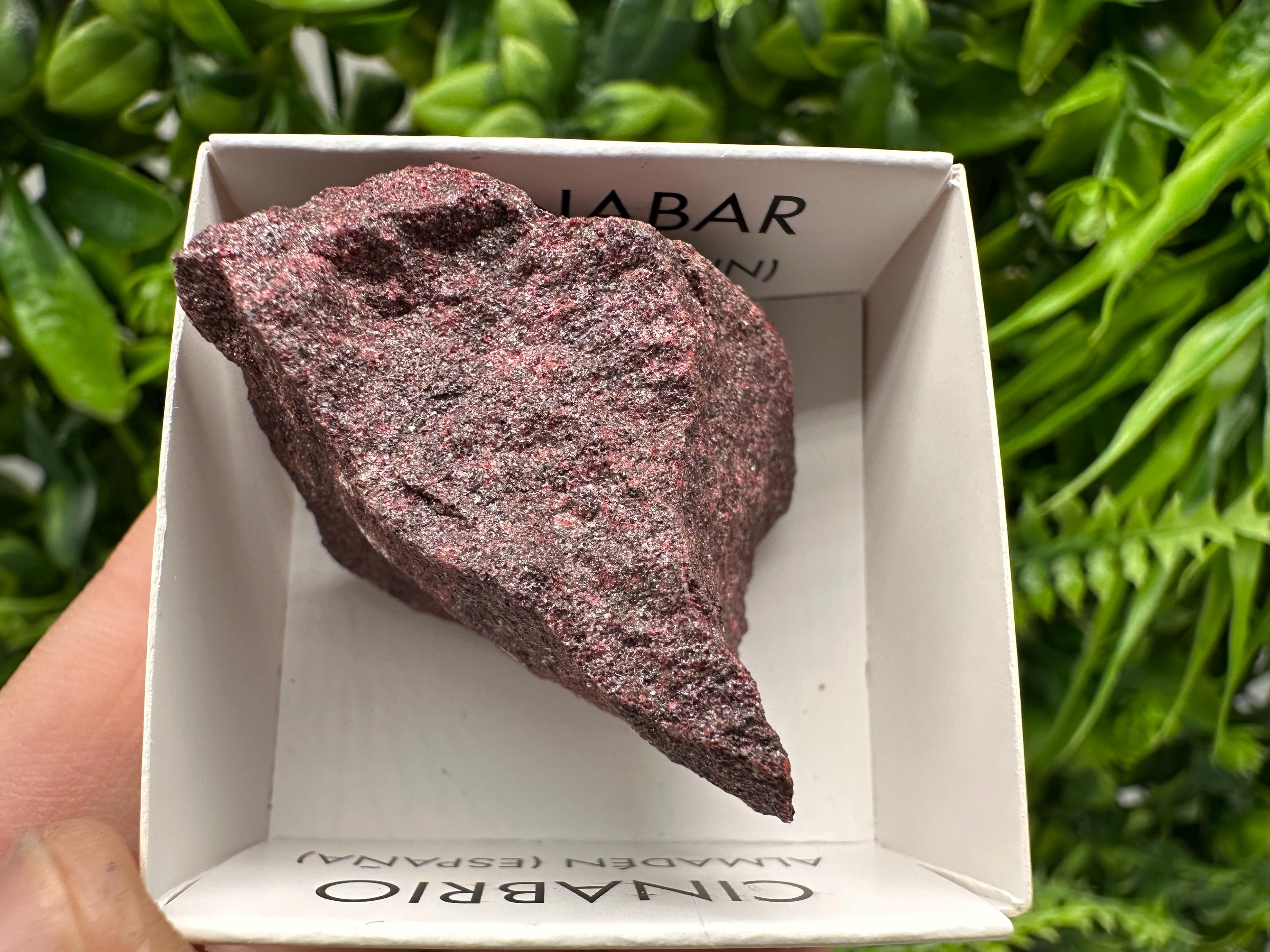 Red Cinnabar Crystal Specimen: Almaden Mines, Spain - Chakra Stone