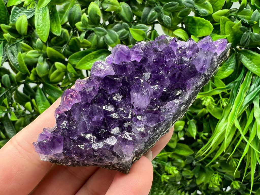 Uruguay Amethyst Crystal: Purple Quartz Home Decor, Energy Stone