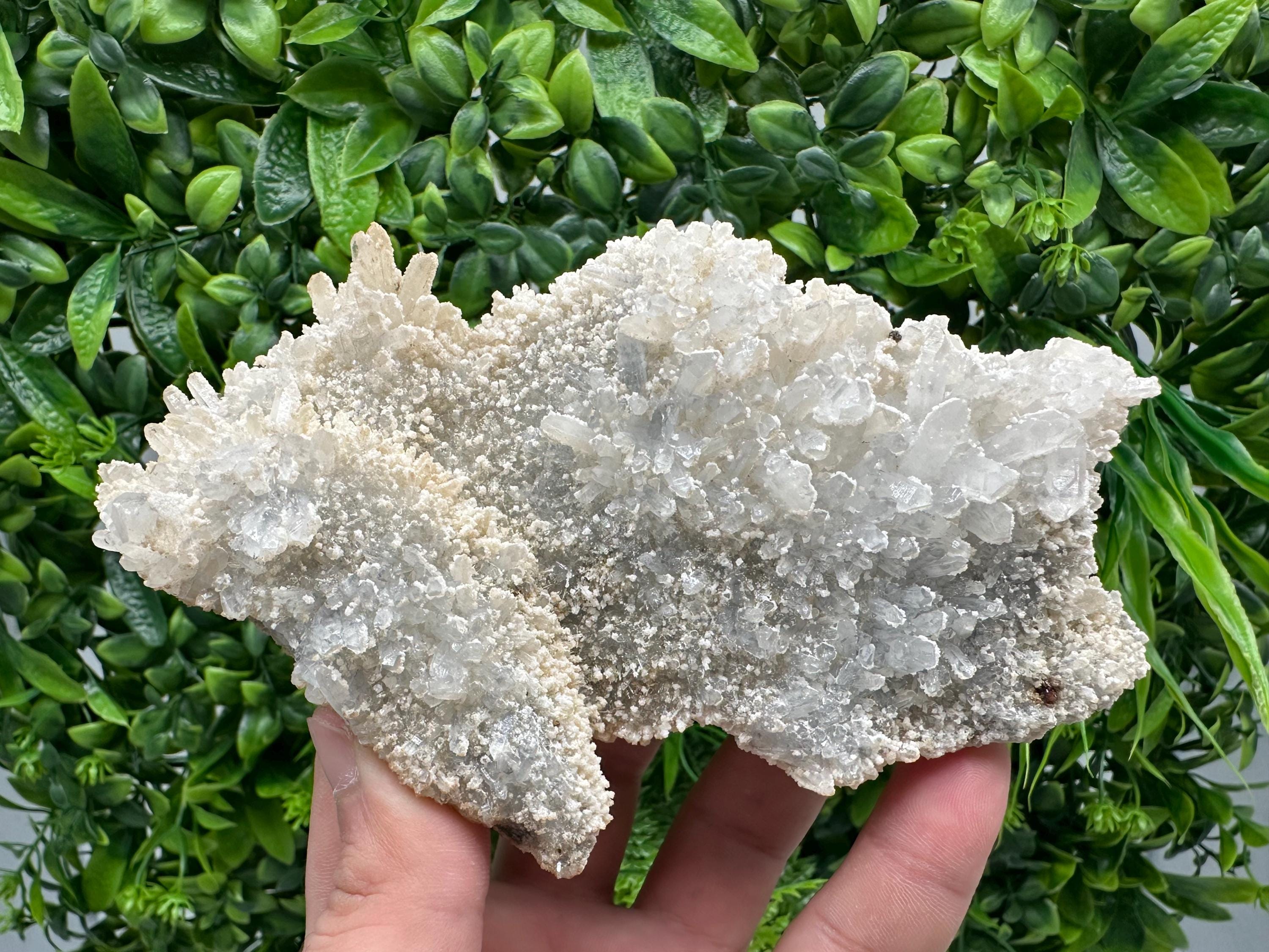 Quartz Calcite Chalcopyrite Mineral Specimen: Krushev Dol, Bulgaria
