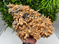 Collection Skeleral GALENA on Transparent Quartz whit Brown Calcite,natural,collectibles mineral specimen,home decor stone,gift,collection