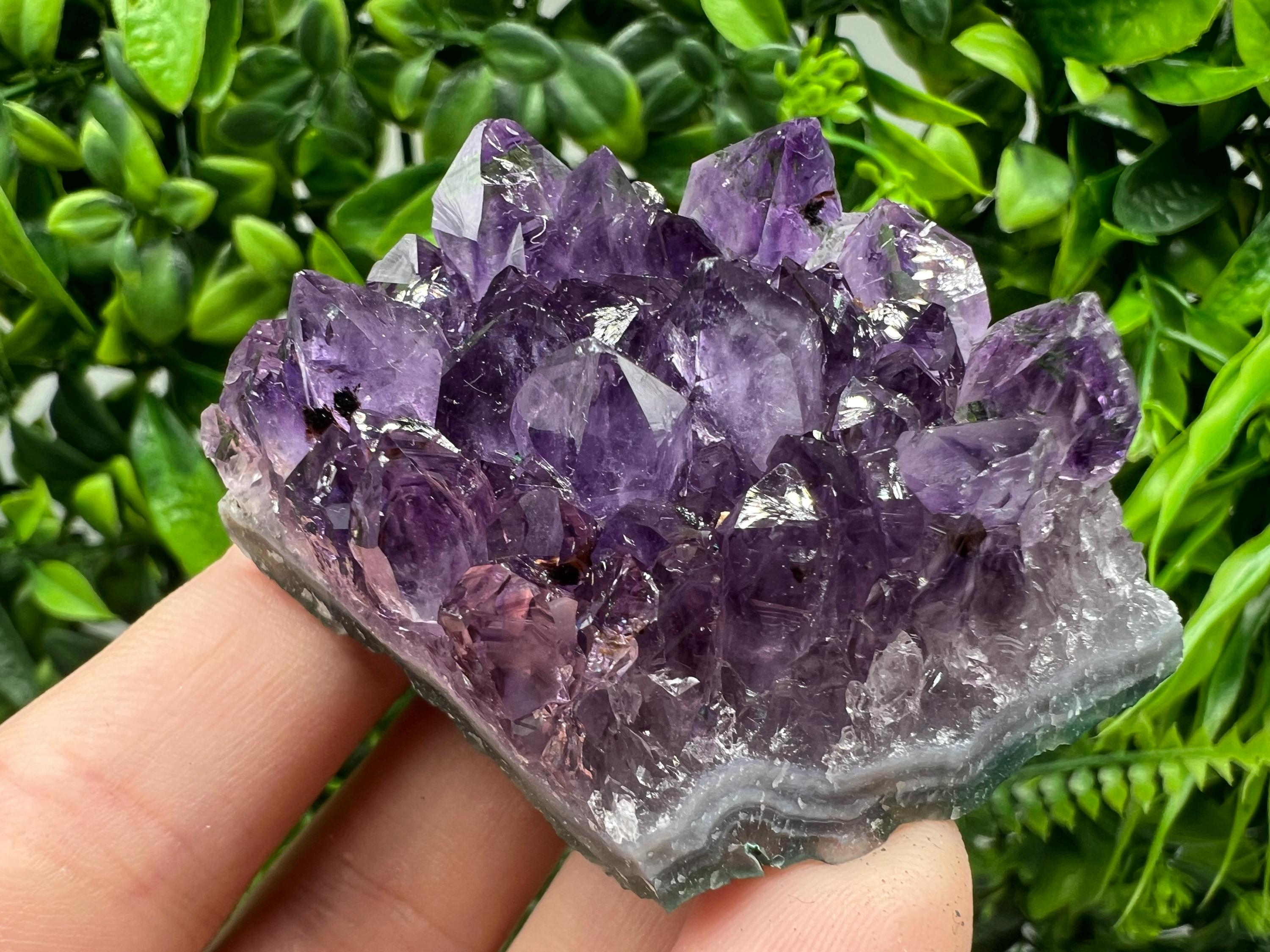Purple Amethyst Crystal from Uruguay: Home Decor, Energy Stone