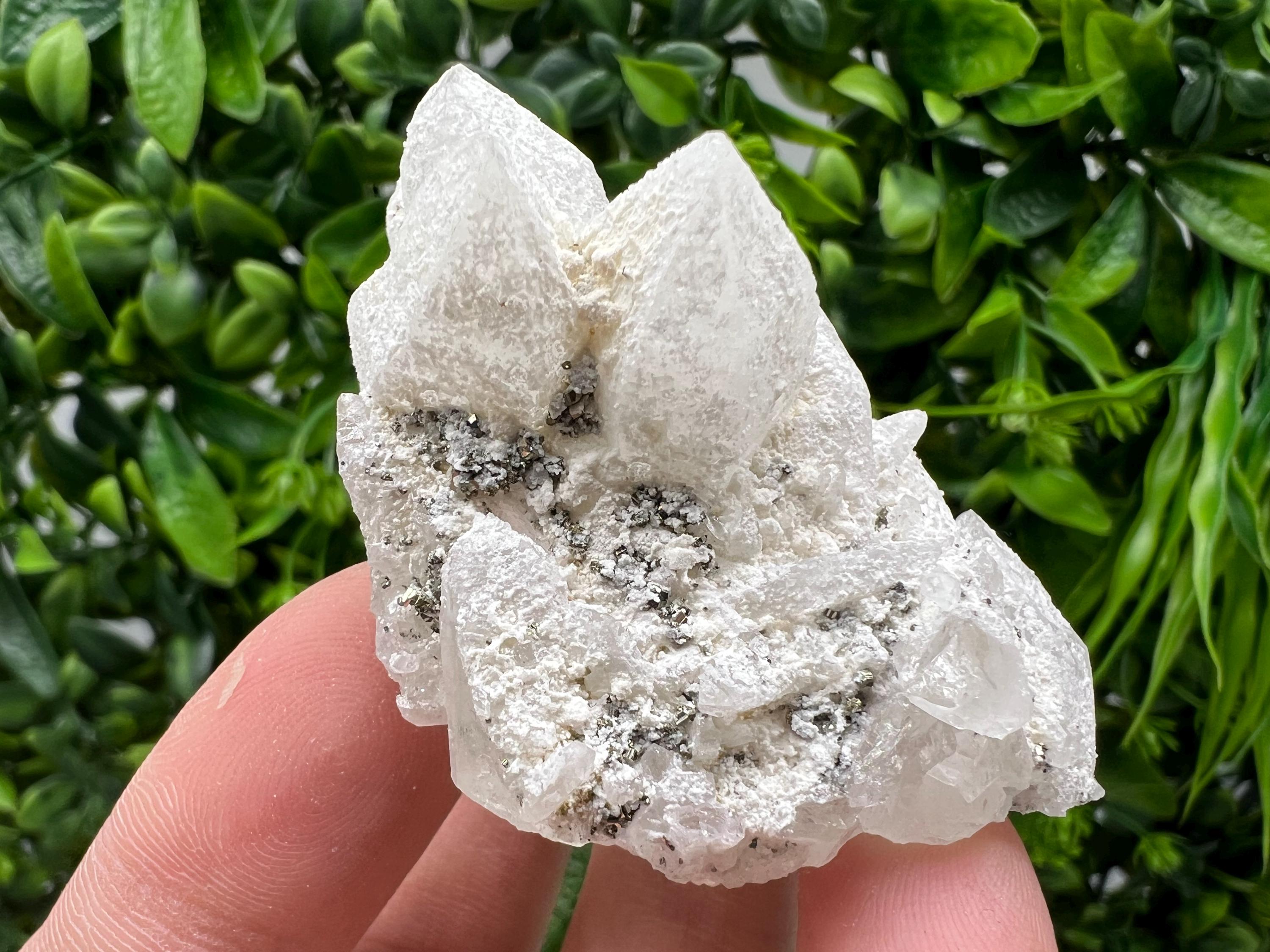 Quartz with Pyrite, Krushev Dol Mine, Bulgaria, Home Decor Stone