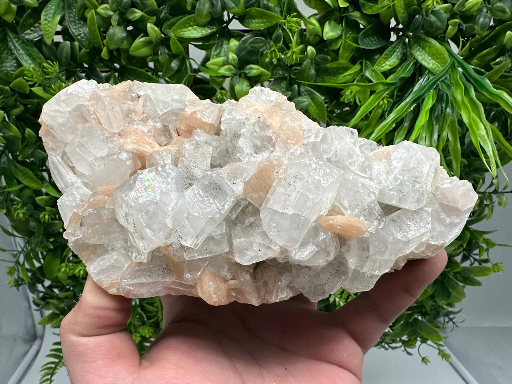 STUNNING Apophyllite,Stilbite,on CHALCEDONY,natural,collection minerals specimen,India ,Mineral,Crystal,Stone Mineral Specimen India Crystal