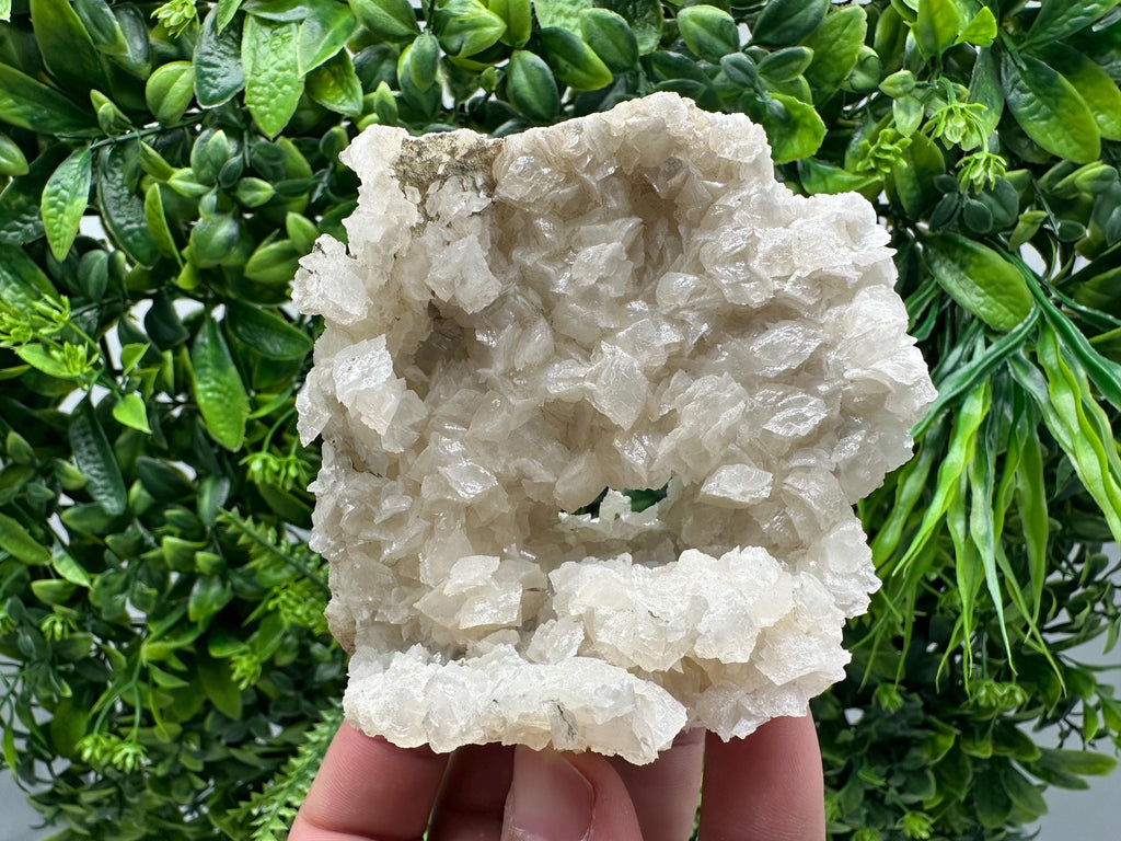 Fluorescent Mangano Calcite Specimen: Rhodopes Bulgaria Mineral Decor