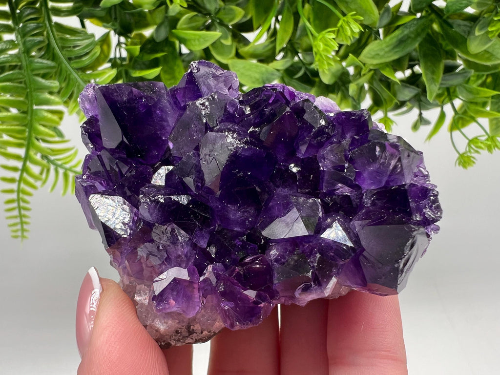 Uruguay Amethyst Crystal: Purple Quartz Home Decor, Energy Stone