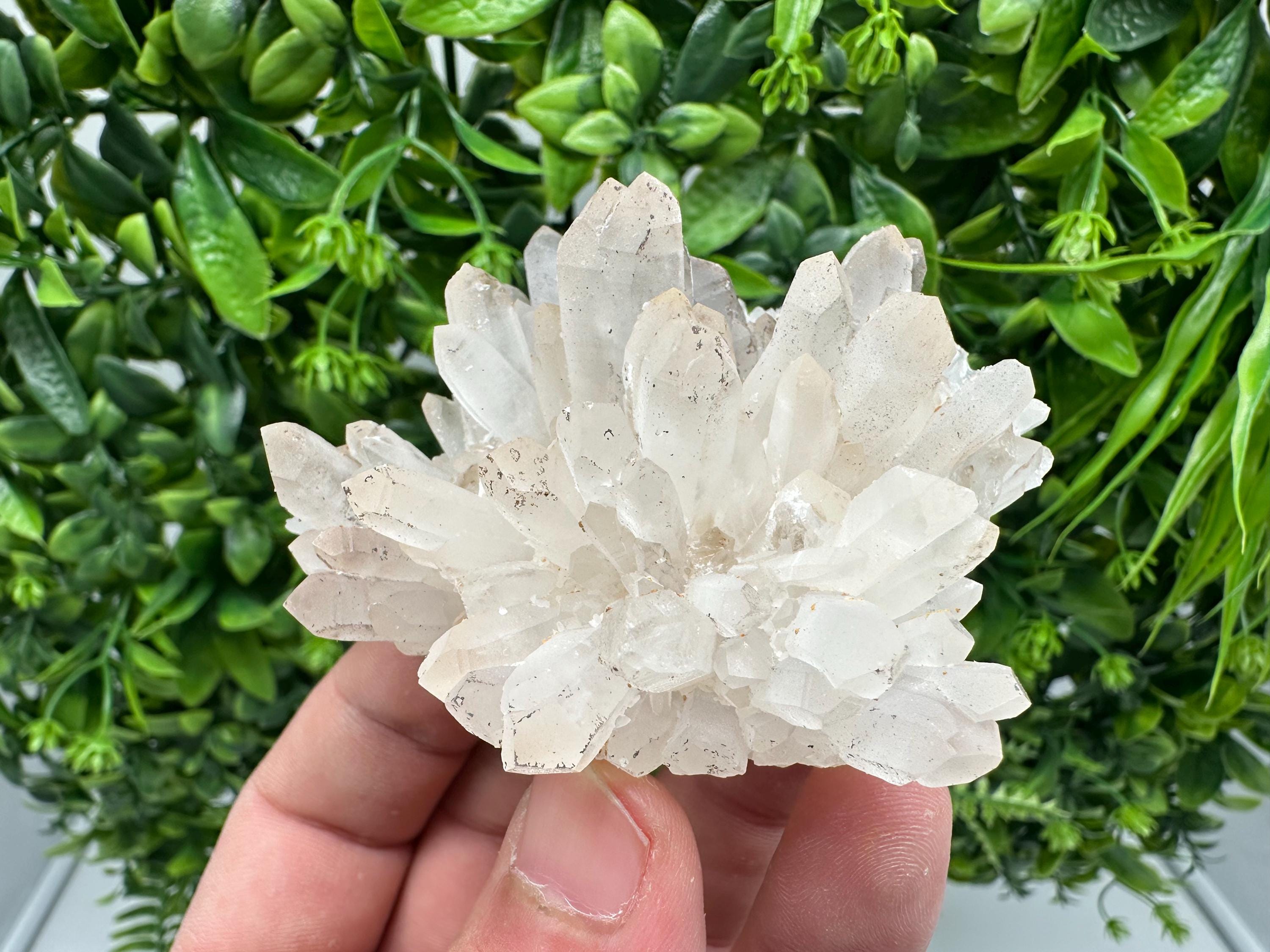 Transparent Quartz whit Siderite 9th September mine Bulgaria natural minerals souvenir crystal stone gift minerals collection rock