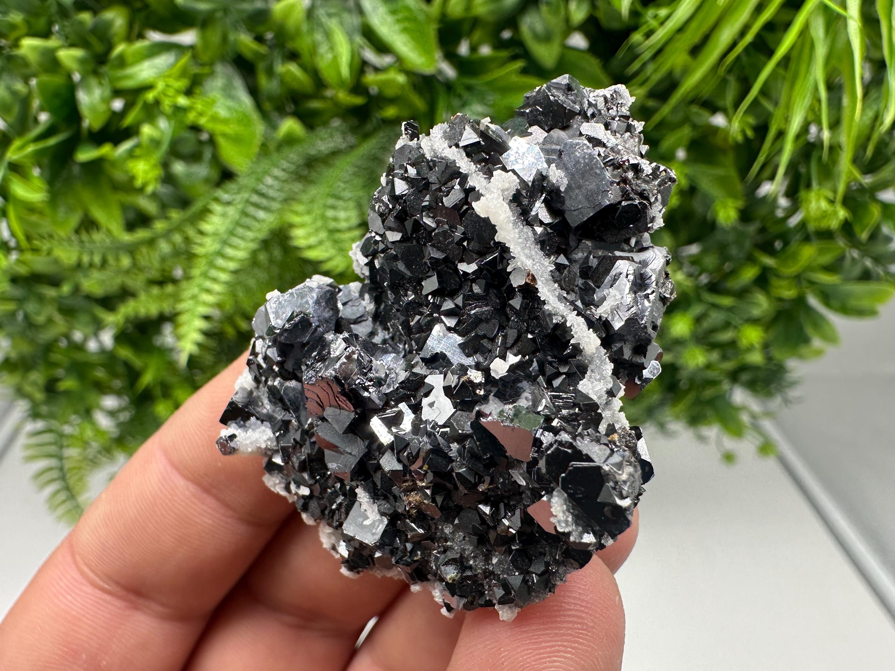 Collected Skeletal GALENA,Sphalerite,Quartz,Calcite from Krushev dol mine,Madan,Bulgaria,natural,collectible mineral specimen home decor