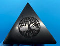 Shungite Pyramid: EMF & 5G Protection, Healing Crystal (7cm)