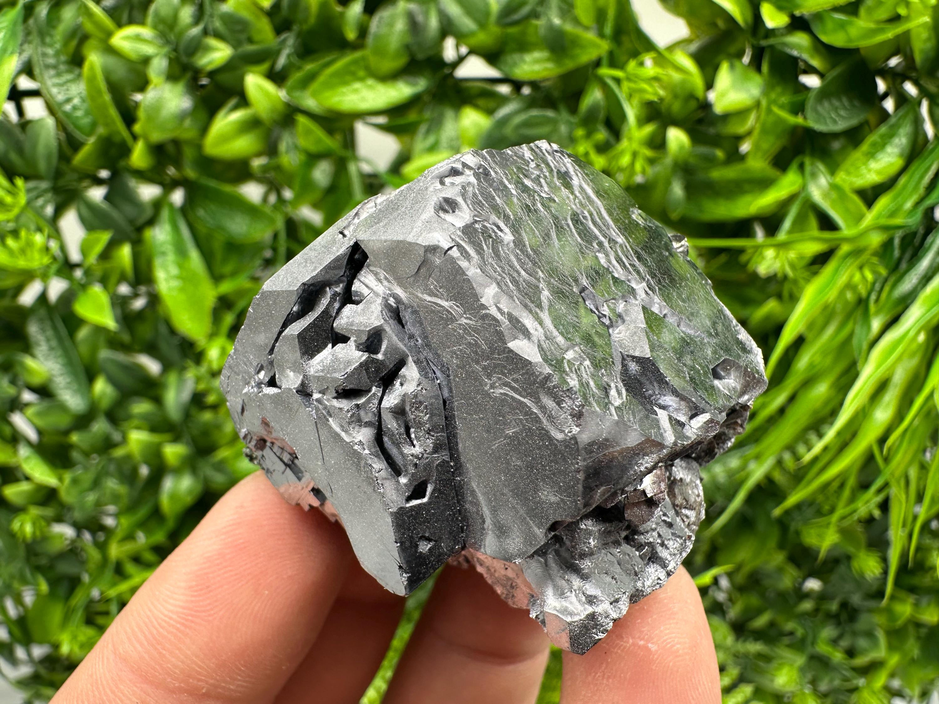 Skeletal Galena on Quartz, Borieva Mine Mineral Specimen