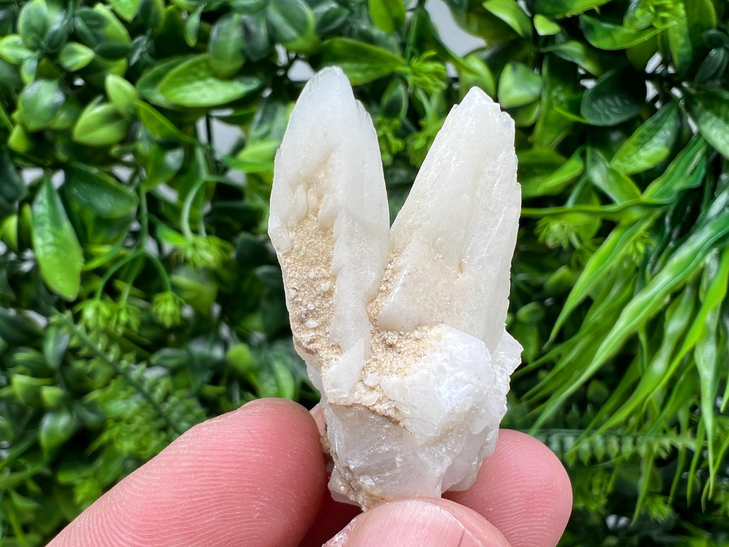 Calcite on Aragonite: Natural Healing Crystal from Bulgaria