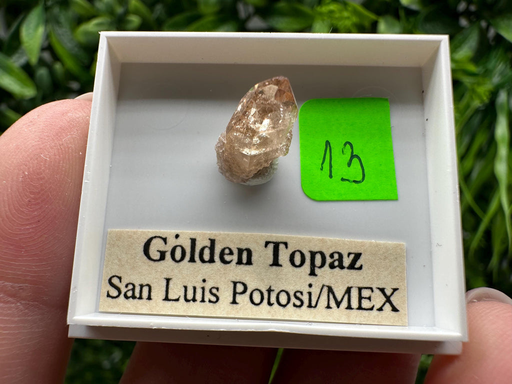 Golden Topaz Crystal, Mineral Specimen from Mexico