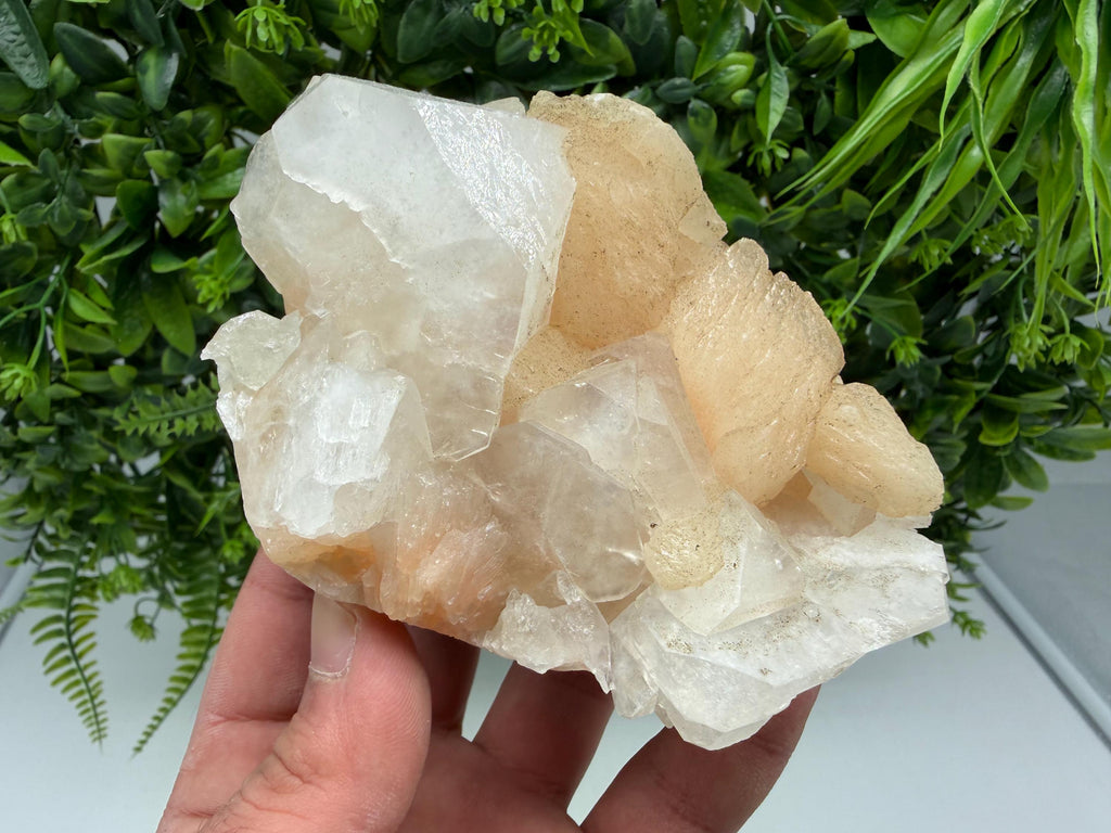 Apophyllite Stilbite Chalcedony Specimen: India Minerals, Crystal Stone