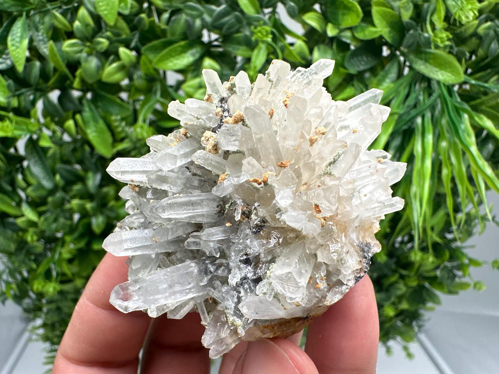 Stunning Quartz whit Sphalerite,Hematite,Iron oxide from 9th September mine,natural,collectible mineral specimen,home decor stone,gift,cryst