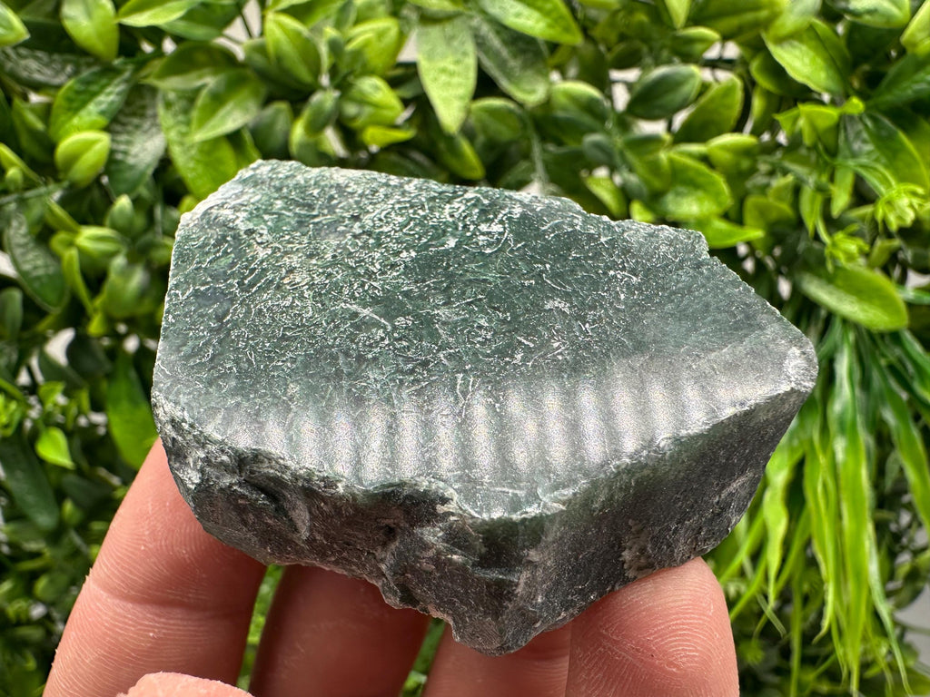 Polished Moss Agate Slab: Crystal Slice (7/5 cm, 103 grams)