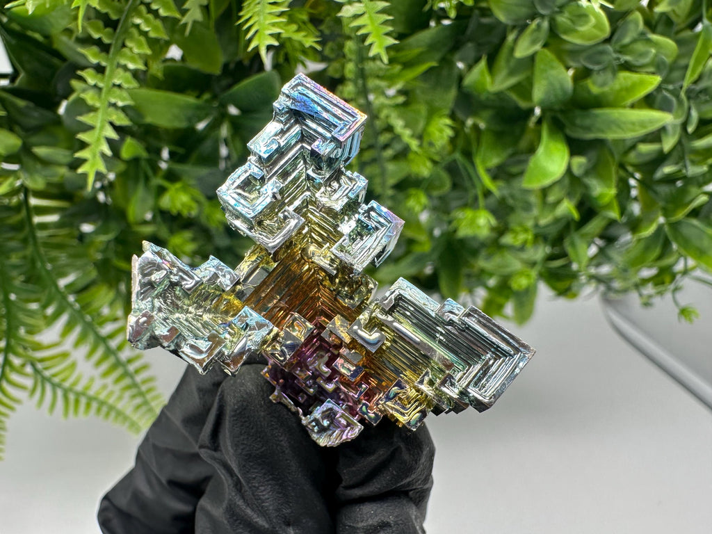 Rainbow Bismuth Crystal: Rare Gemstone Specimen,wholesale Bismuth