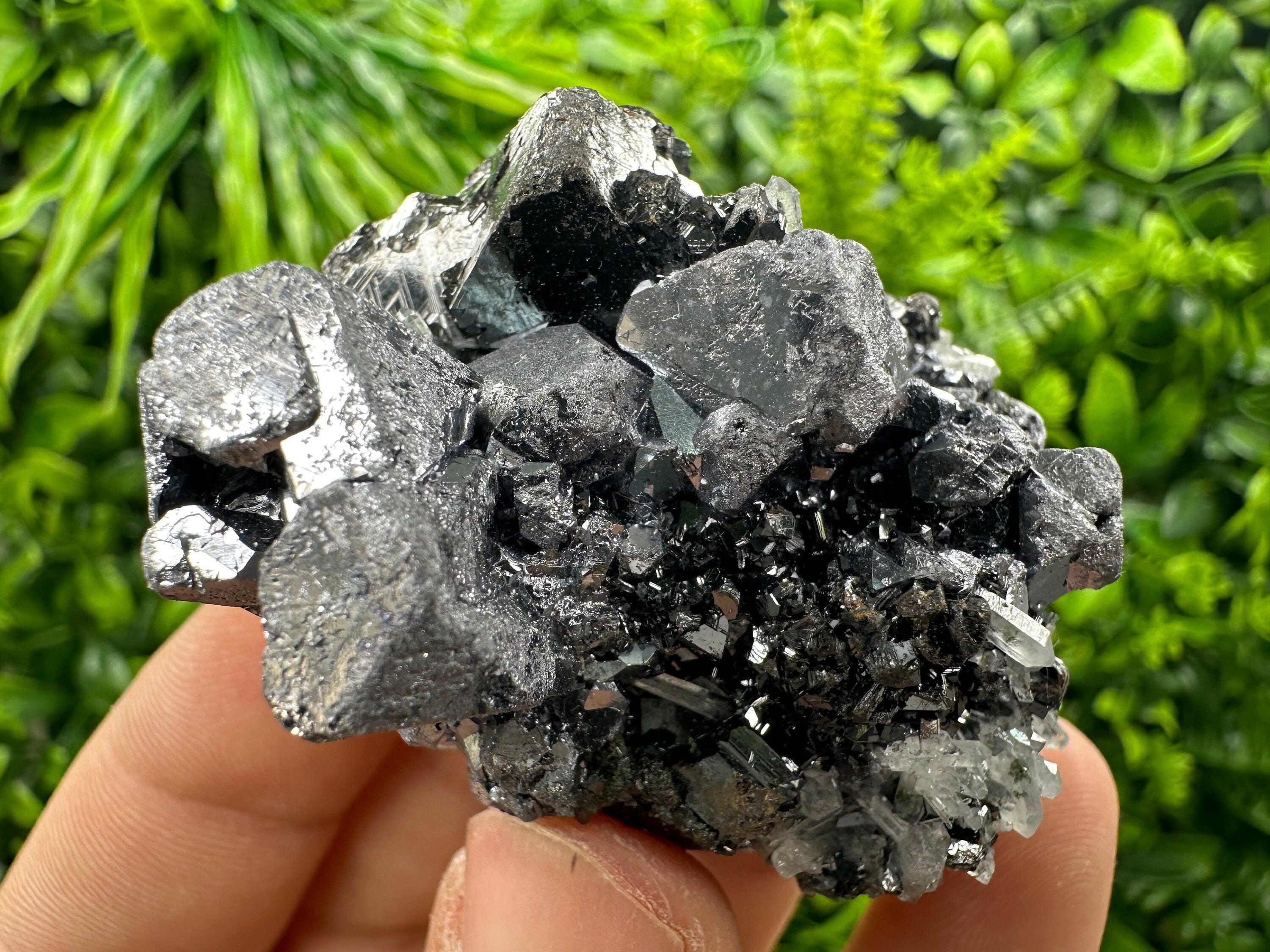 Shiny Galena Sphalerite Mineral Specimen: Borieva Mine, Bulgaria