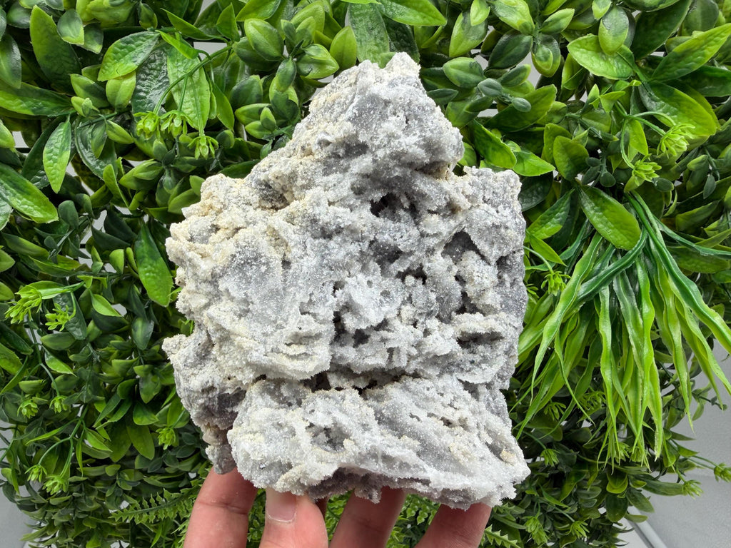 Chalcedony Quartz Cluster with Chlorite - Bulgaria Mineral Specimen