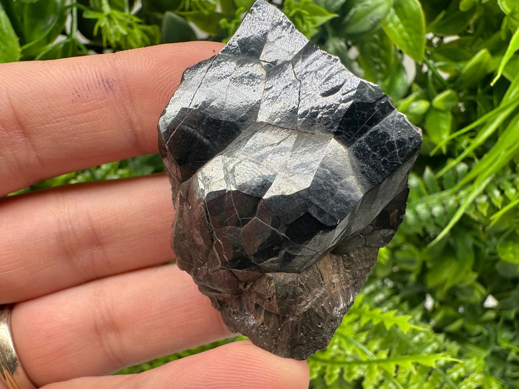 Moroccan Black Botryoidal Hematite Specimen, Chakra Reiki Crystal