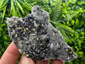 Chalcopyrite Galena Sphalerite on Quartz, Bulgaria Mineral Specimen