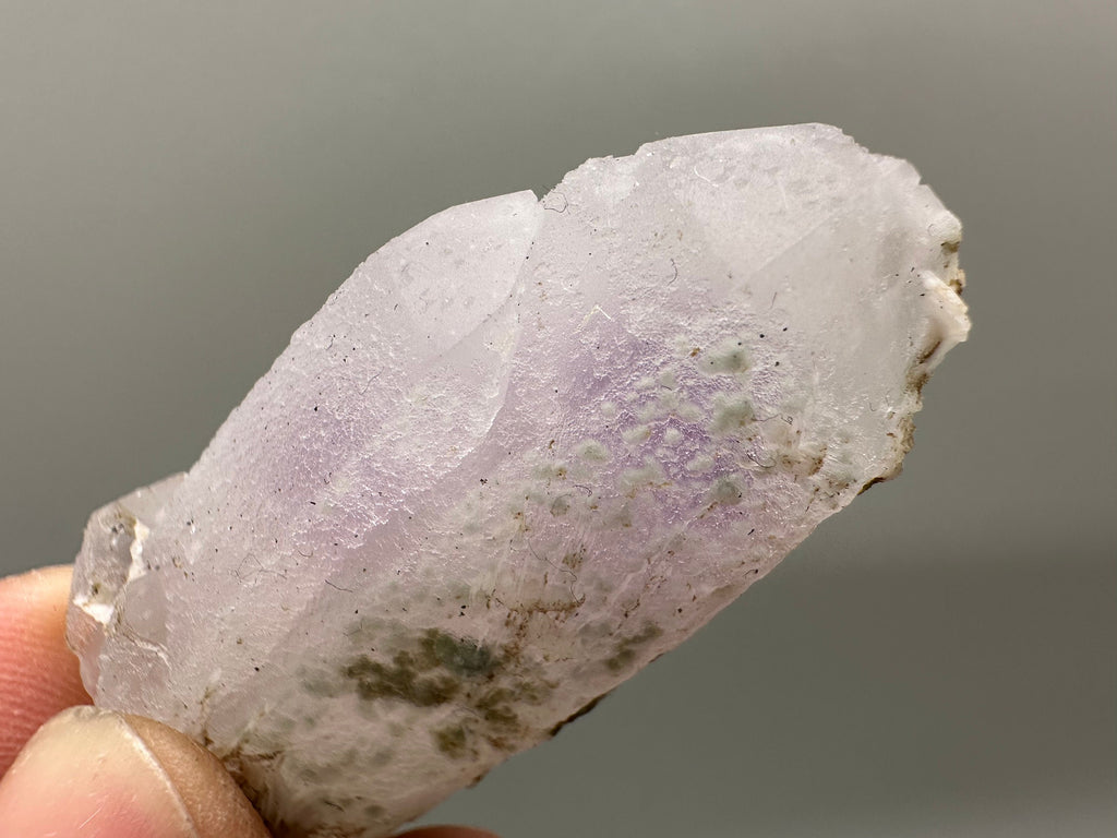 Amethyst Phantom Quartz with Chalcedony and Chlorite Inclusions