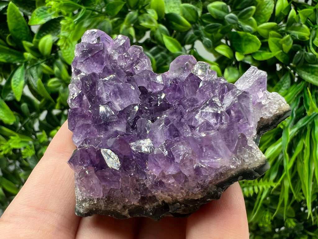 Uruguay Amethyst Crystal: Purple Quartz Home Decor, Energy Stone