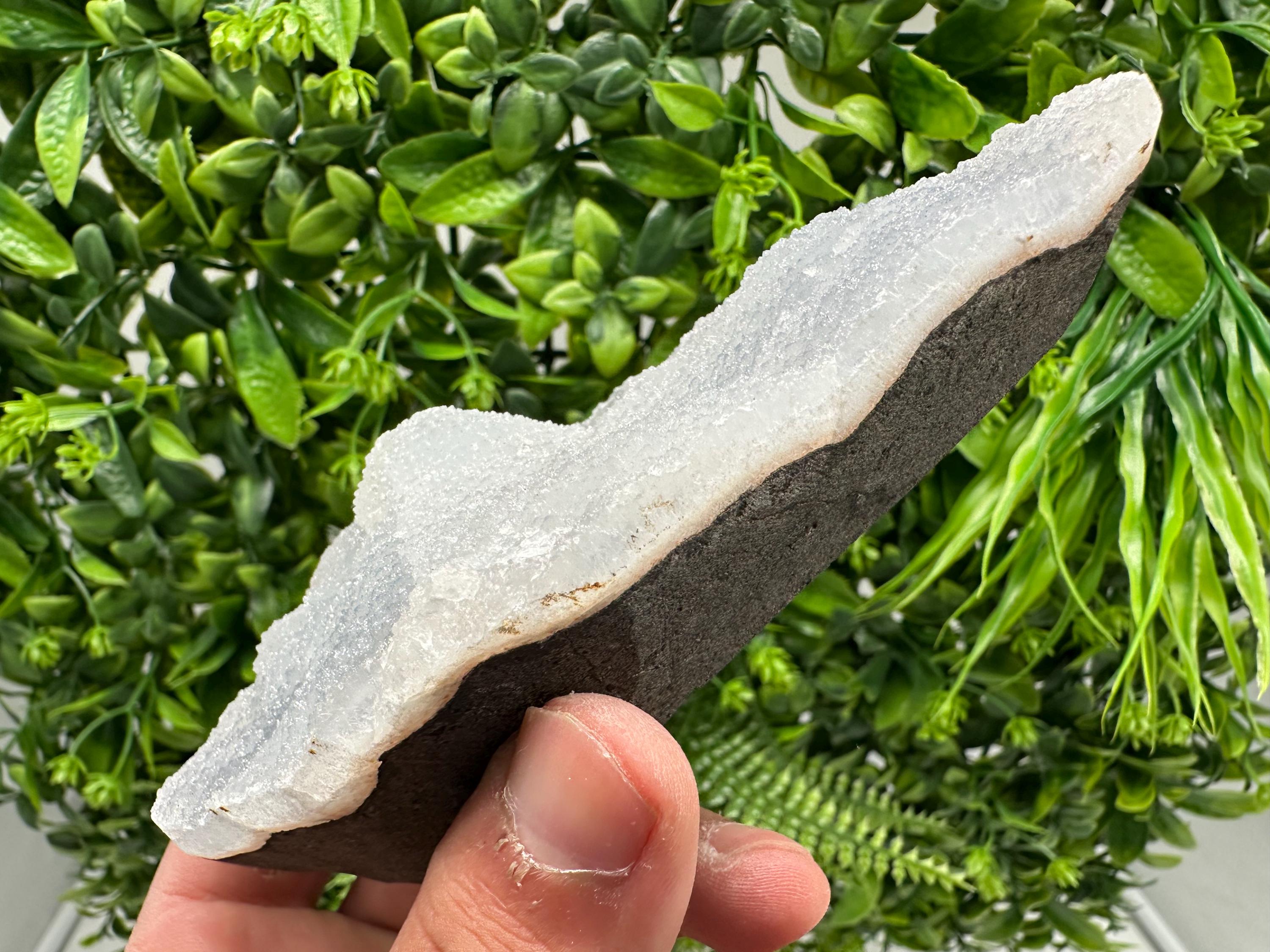 Natural Chalcedony Specimen, India Crystals, Home Decor